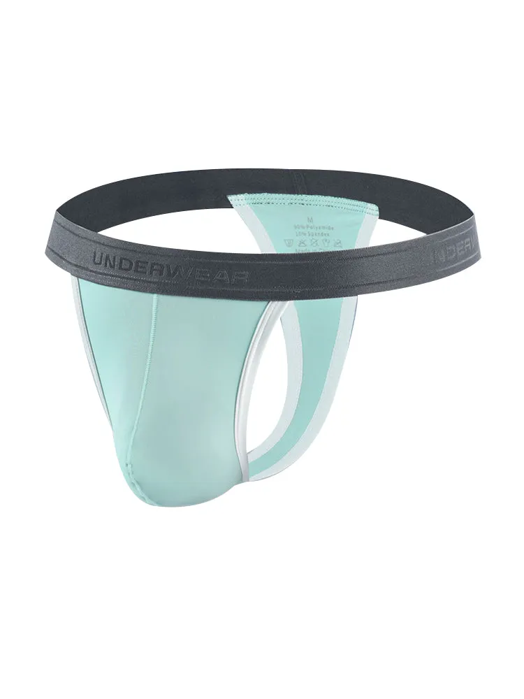 3 Pack Men's Contoured Pouch Ice Silk Thong
