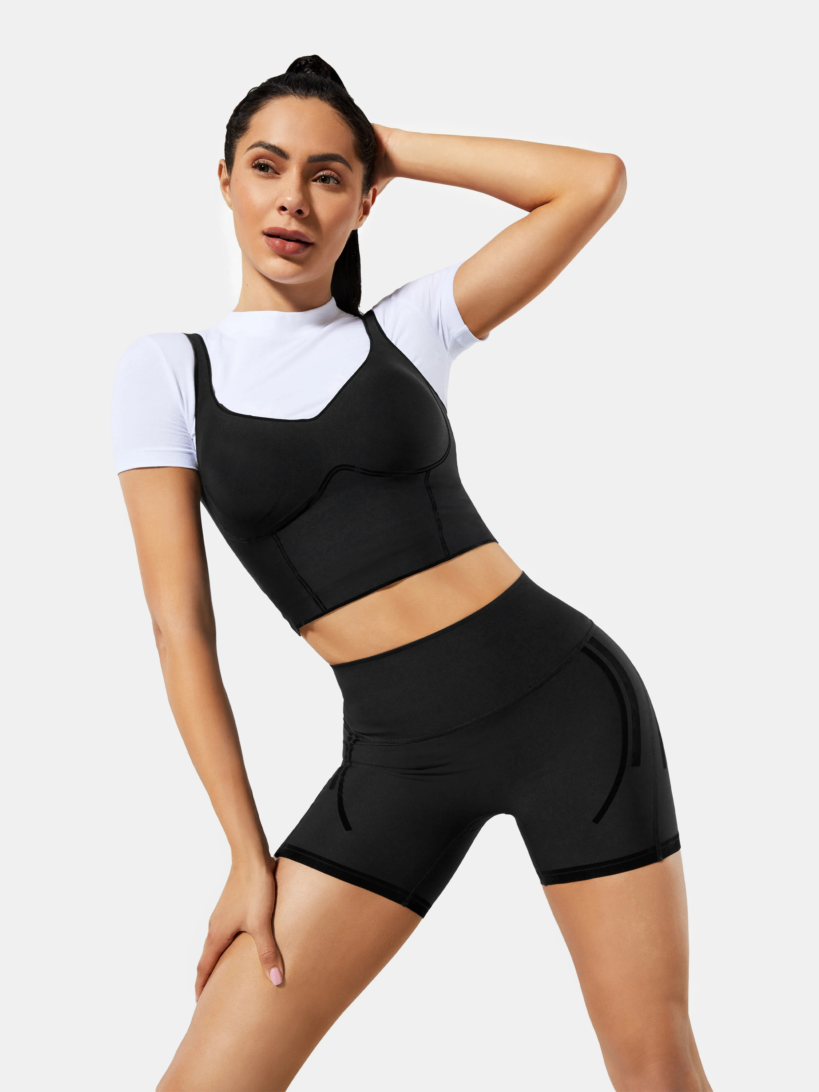 Body Sculpt 6" Biker Shorts (Reversible Wear)