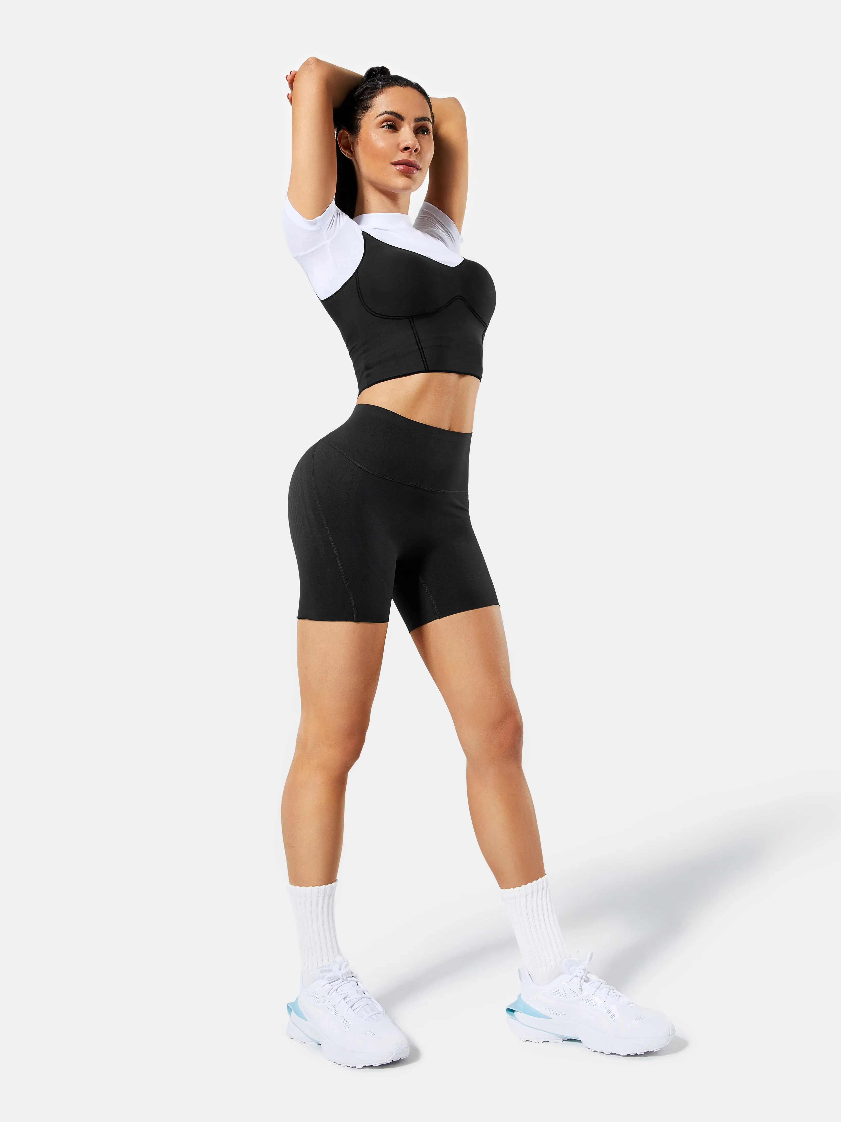 Body Sculpt 6" Biker Shorts (Reversible Wear)