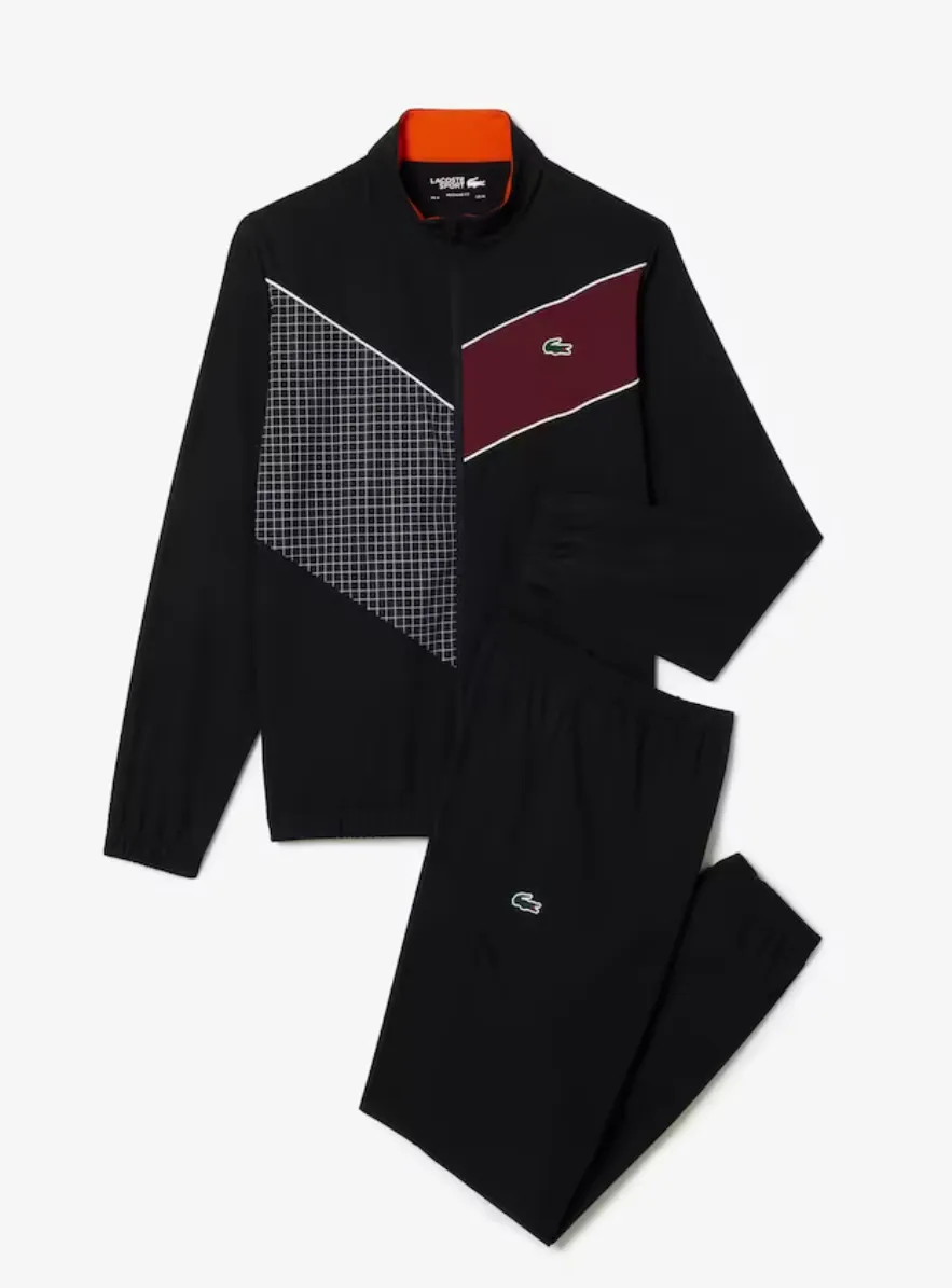 Lacoste Men's Stretch Fabric Tennis Tracksuit