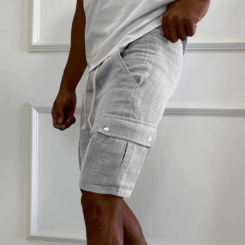 Men's Slim Fit Drawstring  Shorts