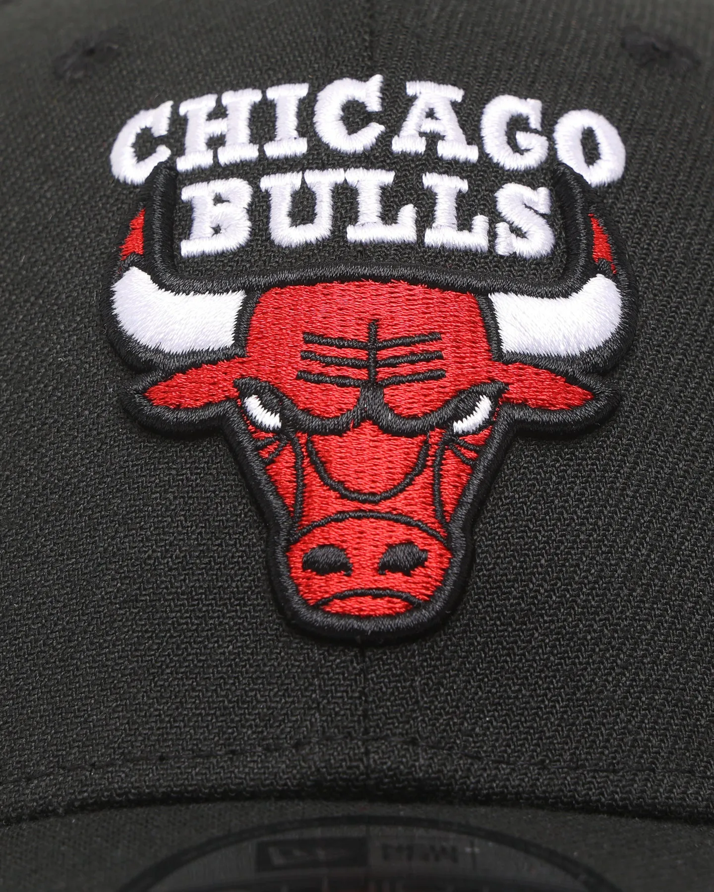 New Era Chicago Bulls 39THIRTY Stretch Fit Black/Original Team Colours