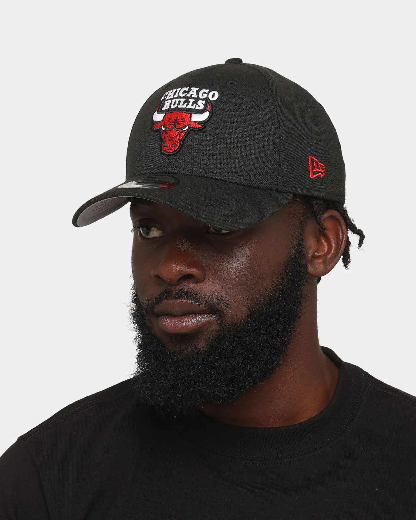 New Era Chicago Bulls 39THIRTY Stretch Fit Black/Original Team Colours