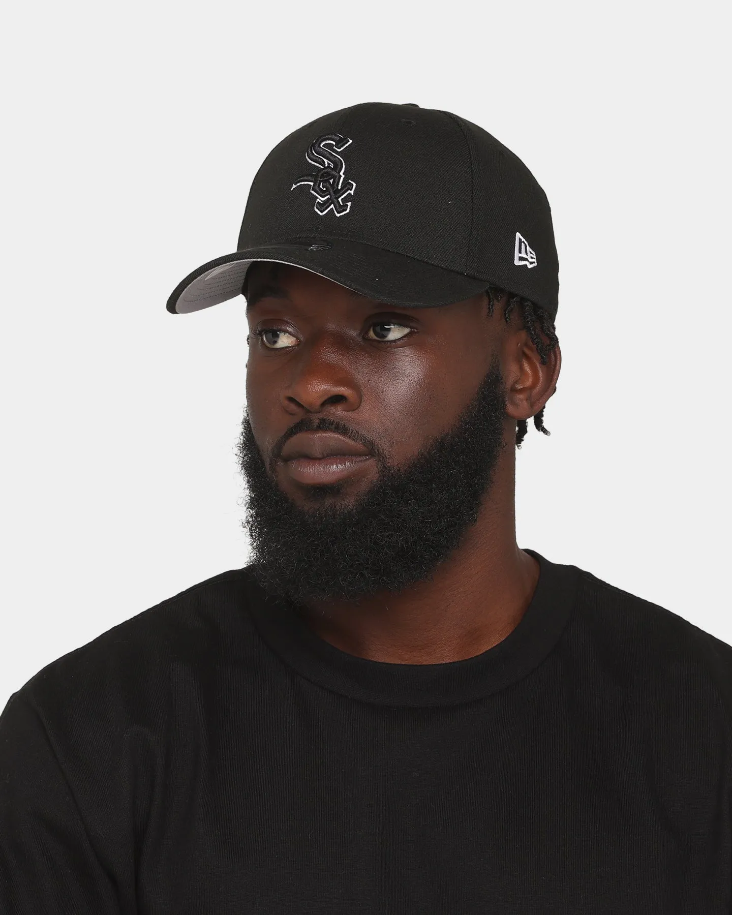 New Era Chicago White Sox 39THIRTY Fitted Black/White