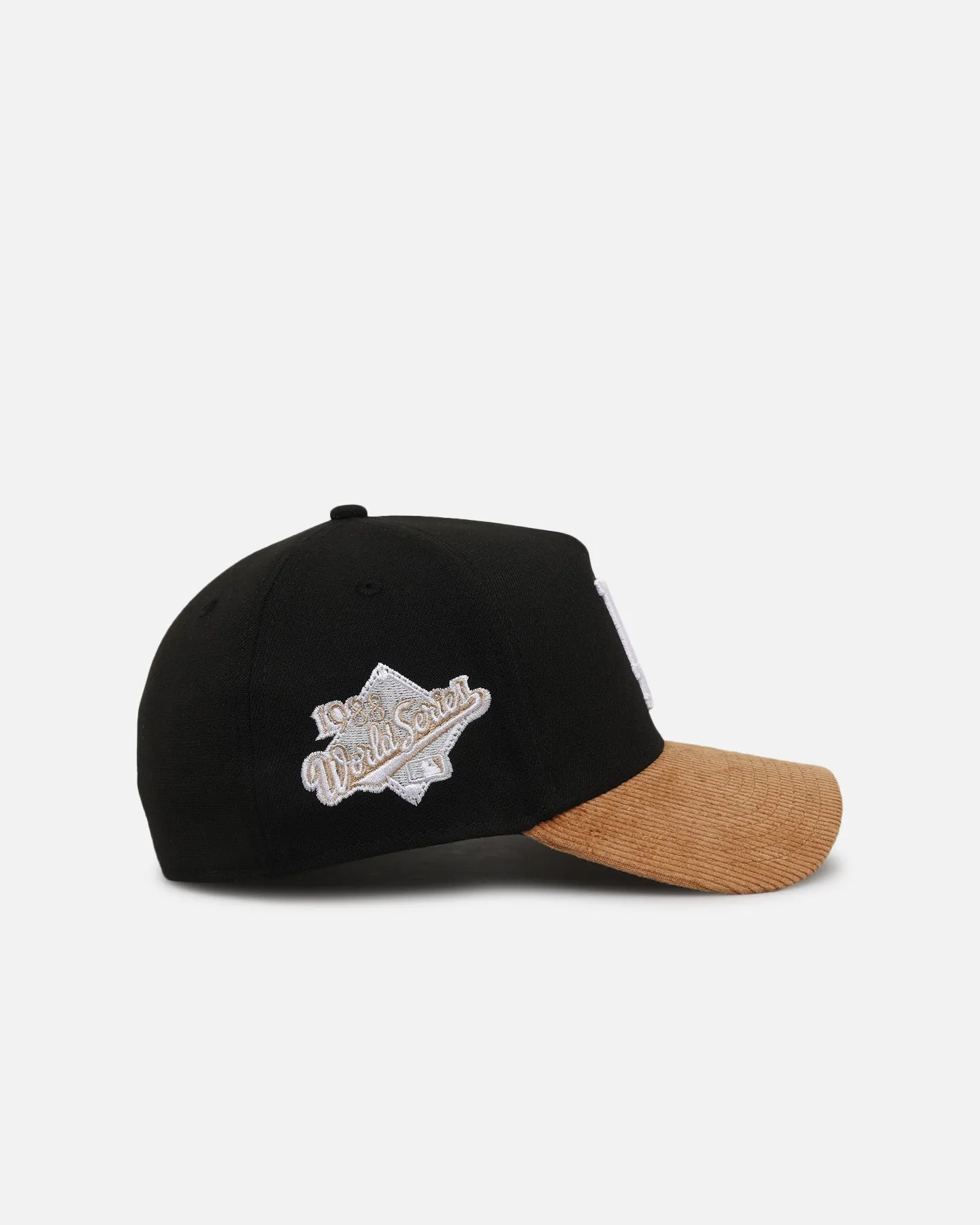 New Era Los Angeles Dodgers 'Black Wheat' 39THIRTY A-Frame Stretch Fit Black/Wheat