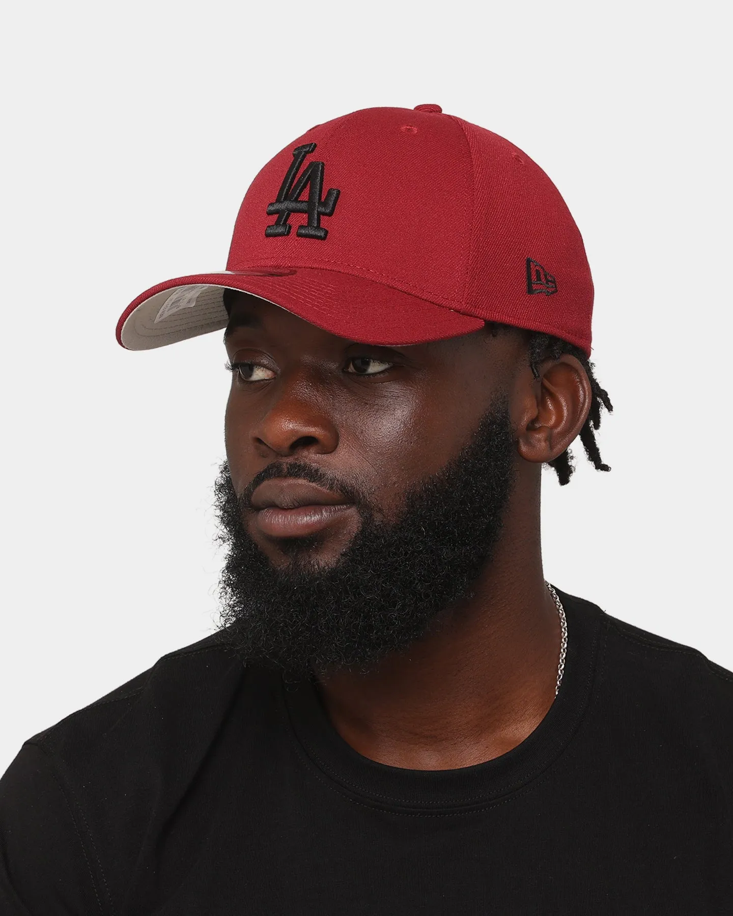 New Era Los Angeles Dodgers 'Cardinal/Black' 39THIRTY Stretch Fit Cardinal/Black