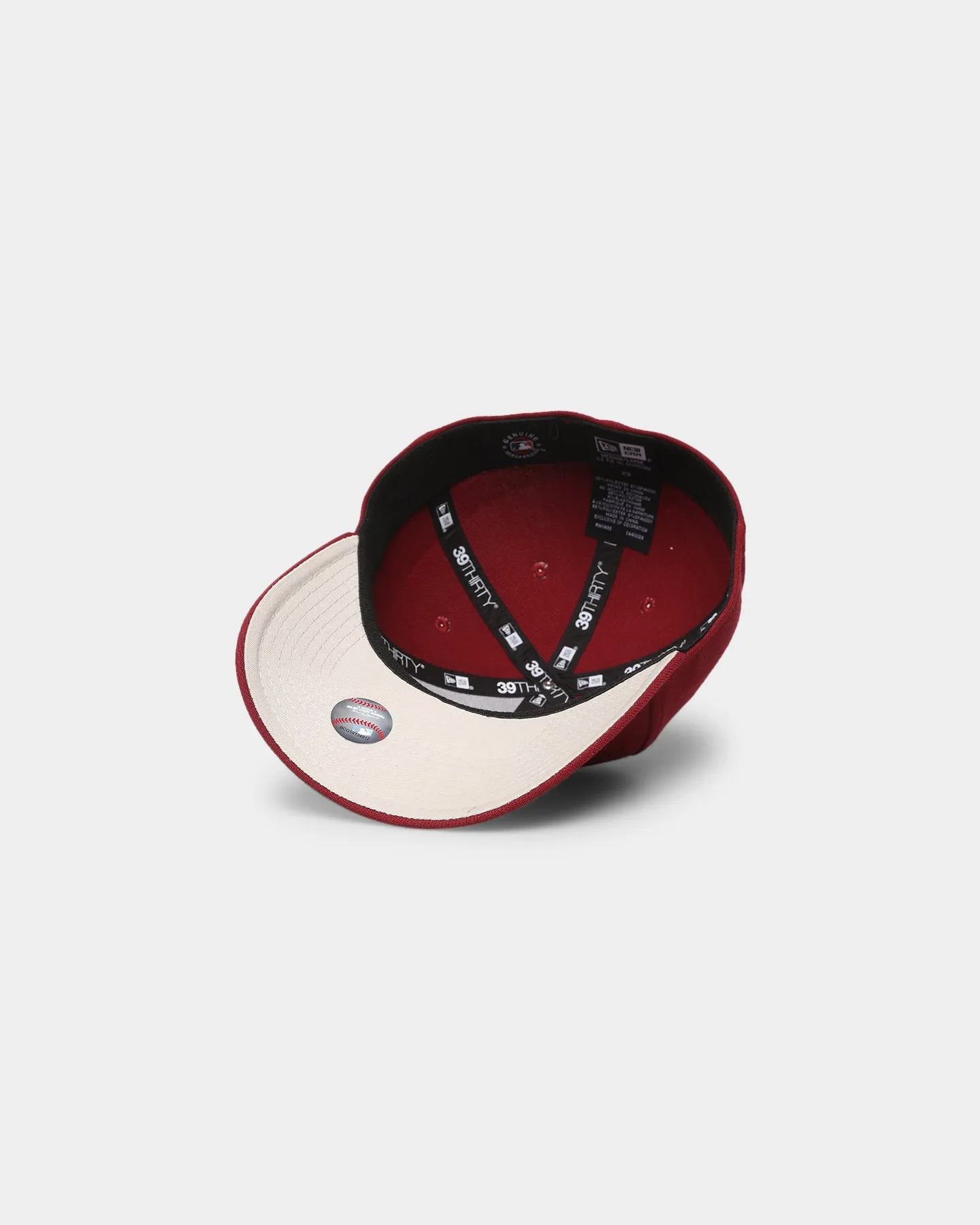 New Era Los Angeles Dodgers 'Cardinal/Black' 39THIRTY Stretch Fit Cardinal/Black