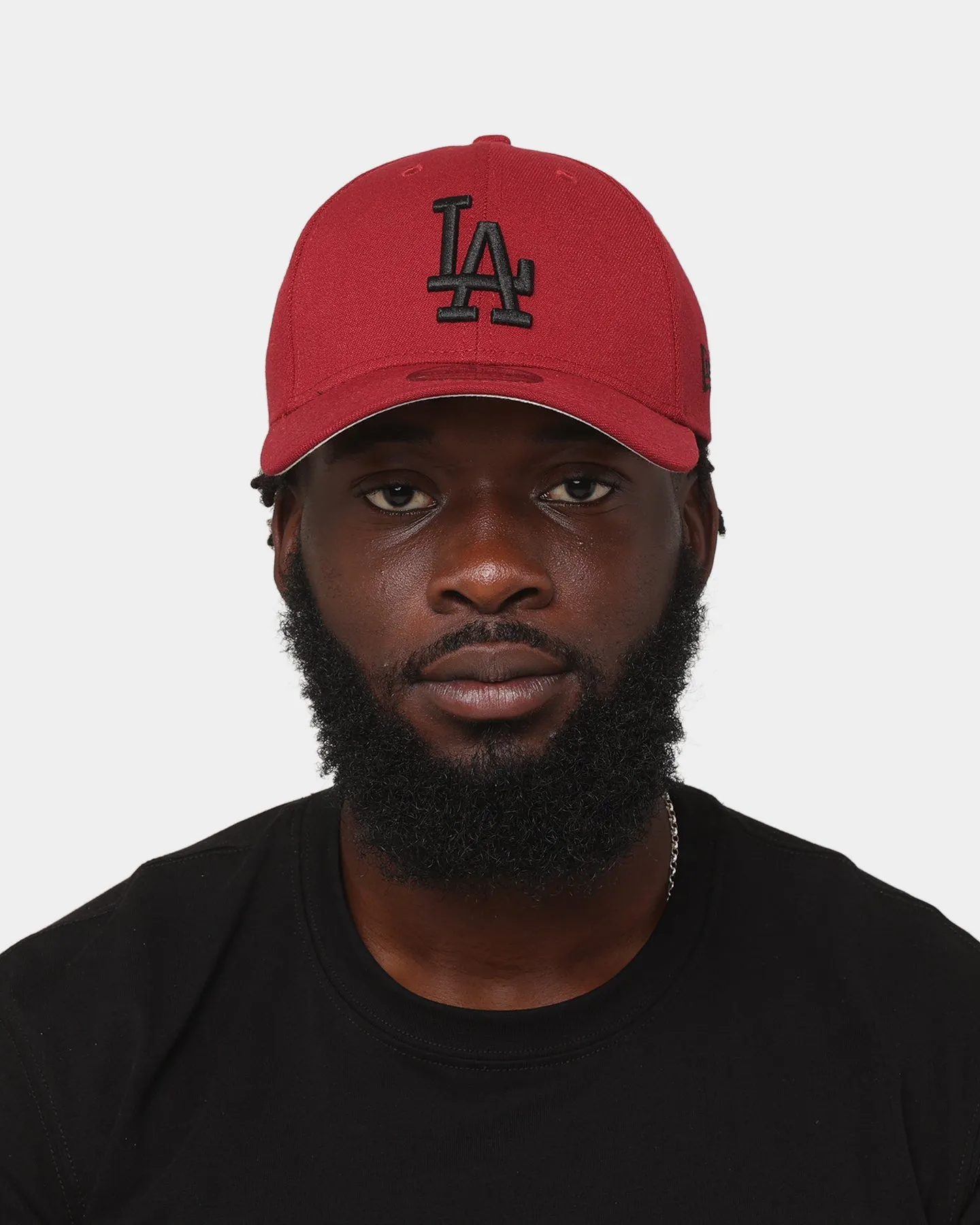 New Era Los Angeles Dodgers 'Cardinal/Black' 39THIRTY Stretch Fit Cardinal/Black