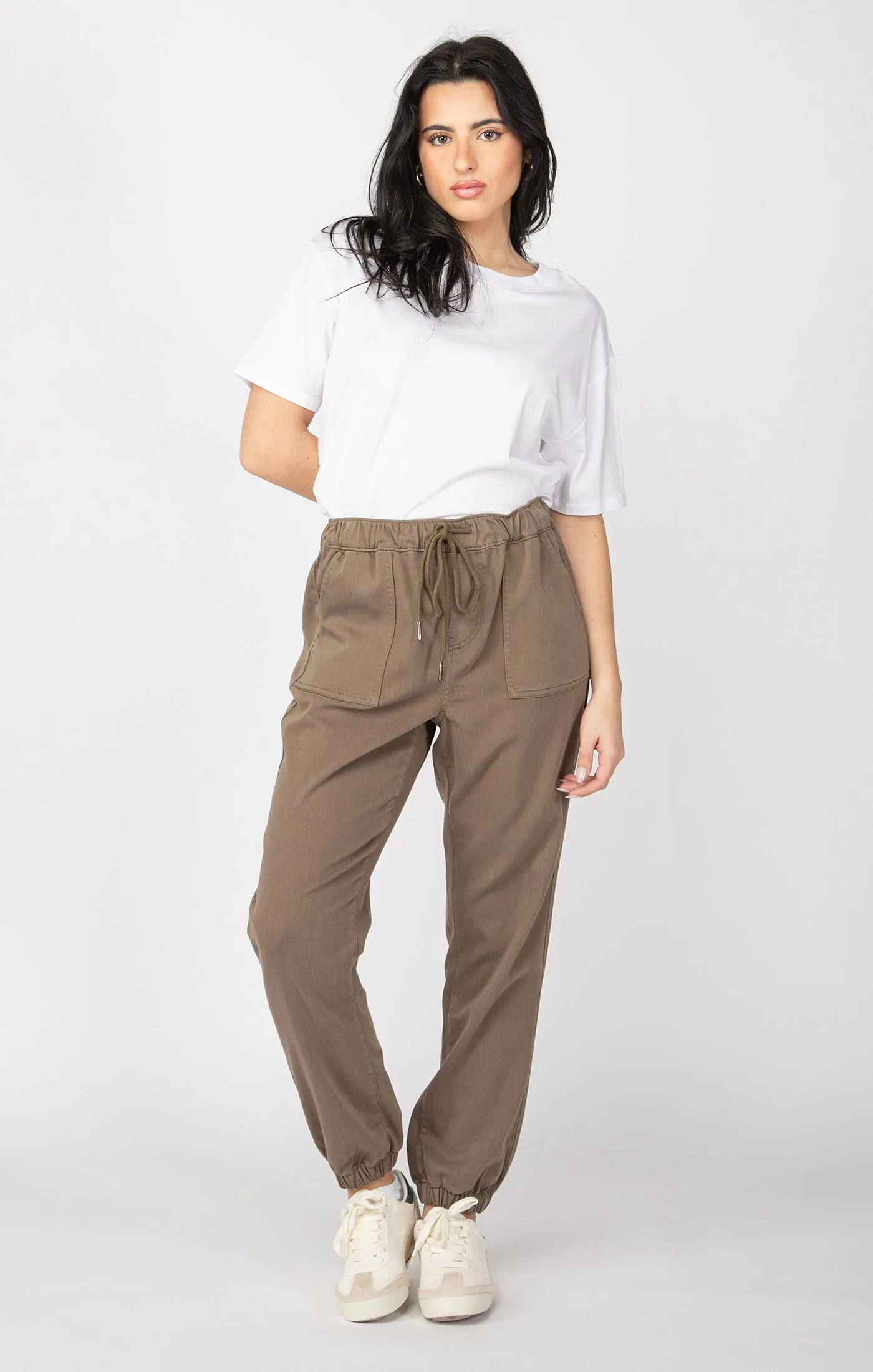 *SALE* Dex Knit Denim Jogger - Army Green