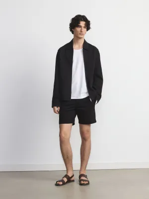 The Slim Flex Short in Black