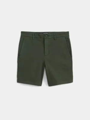 The Slim Flex Short in Deep Green