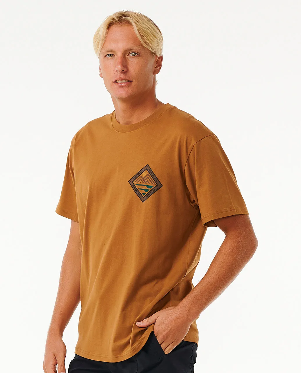 VaporCool Journeys Peak Tee - Gold