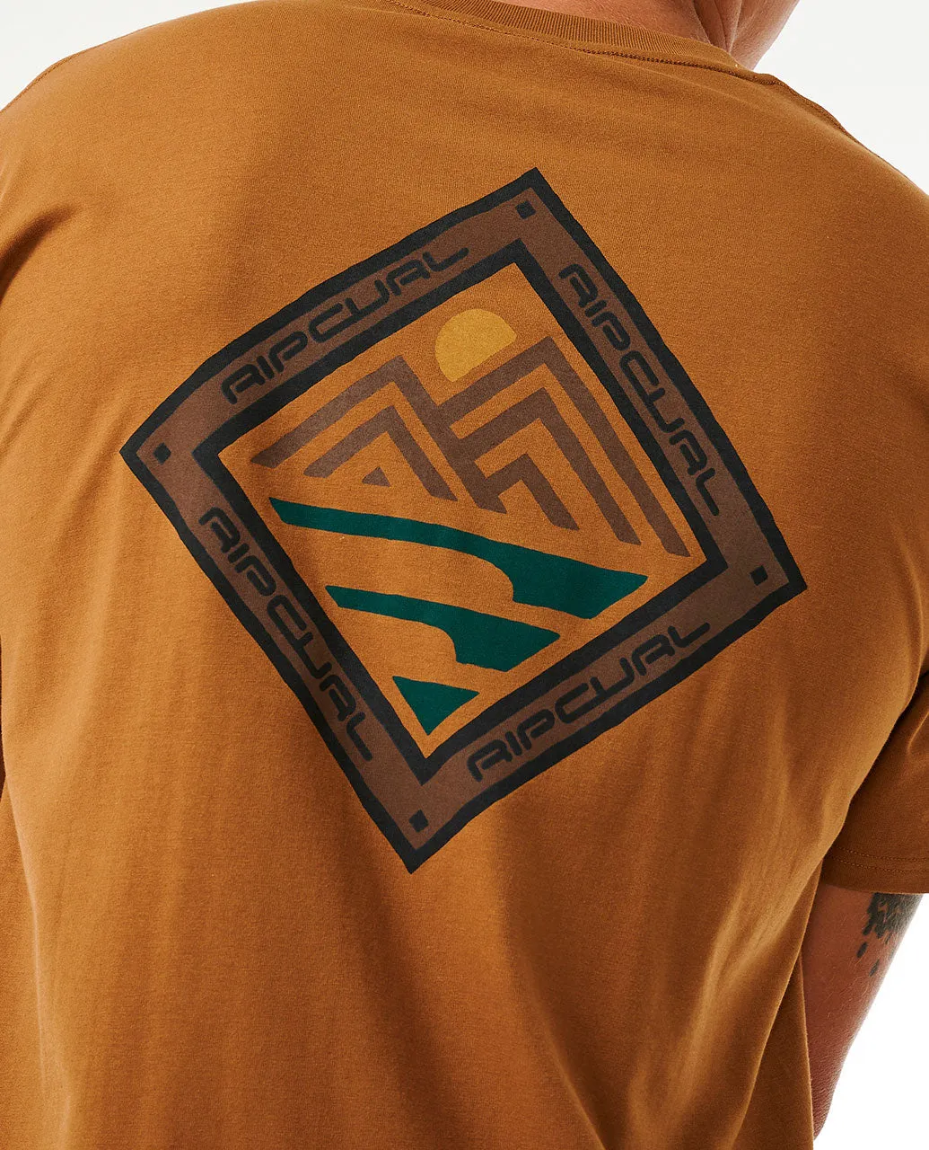 VaporCool Journeys Peak Tee - Gold