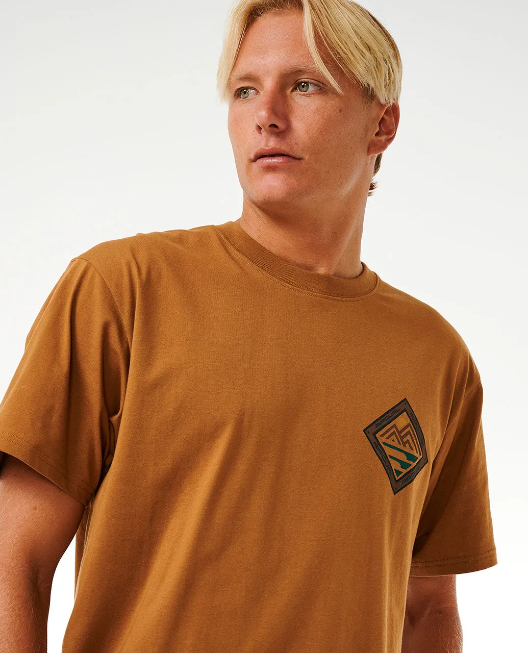 VaporCool Journeys Peak Tee - Gold