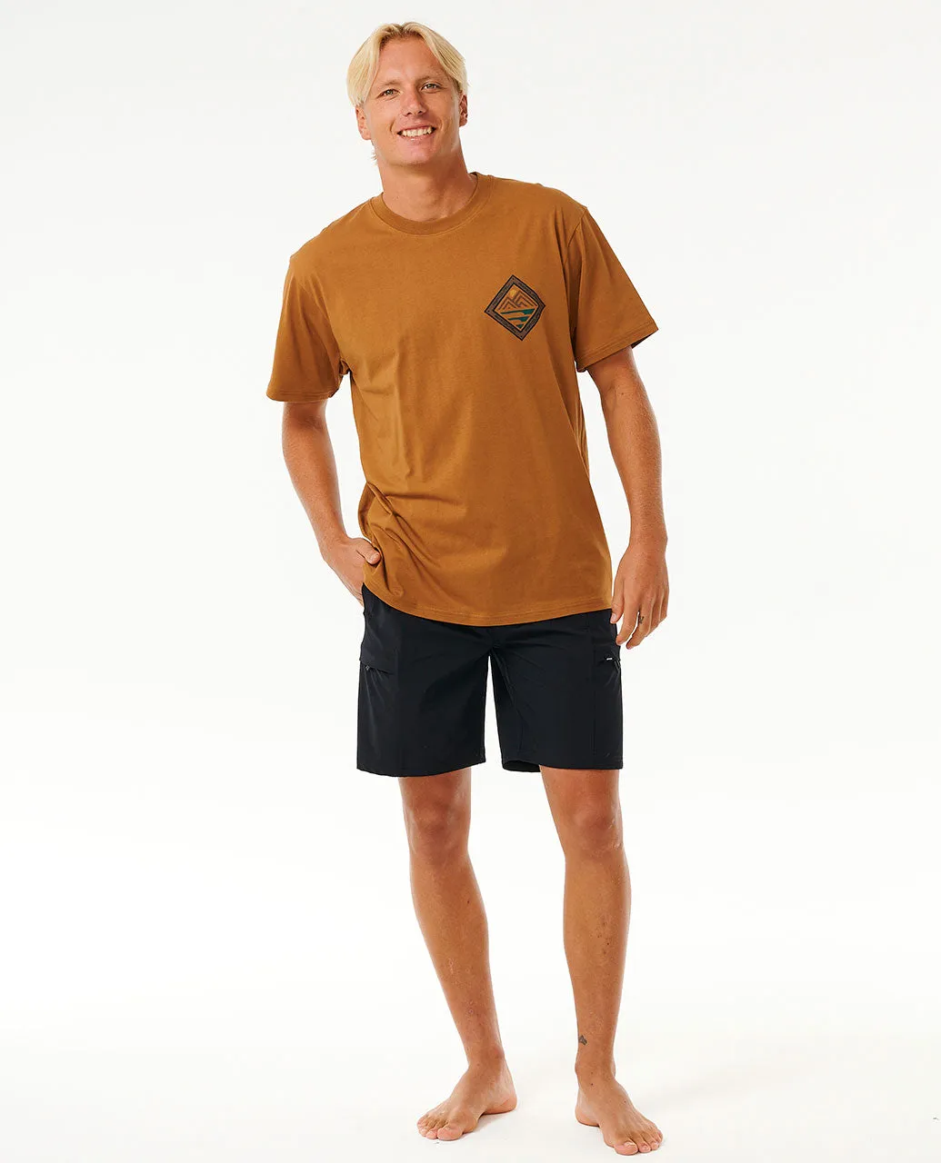 VaporCool Journeys Peak Tee - Gold