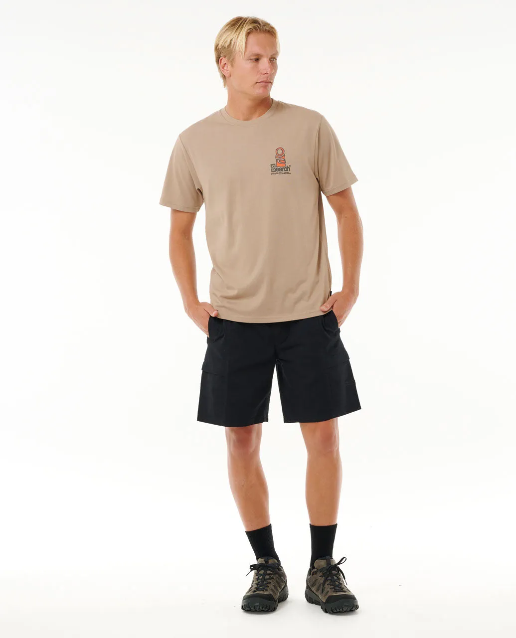 VaporCool Search Stack Tee - Sand Dune