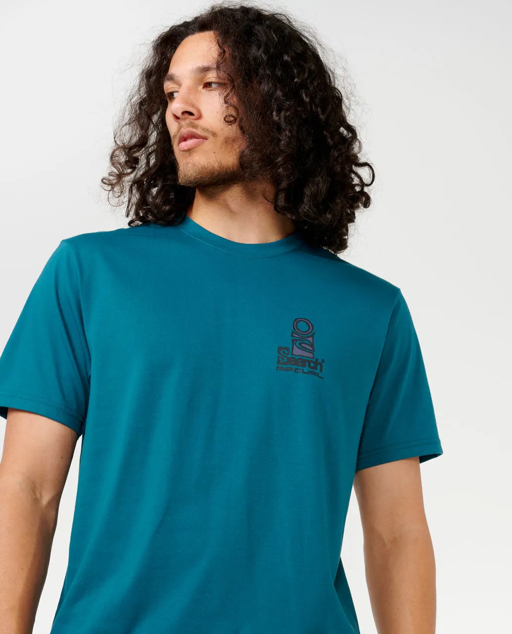 VaporCool Search Stack Tee - Trekking Green