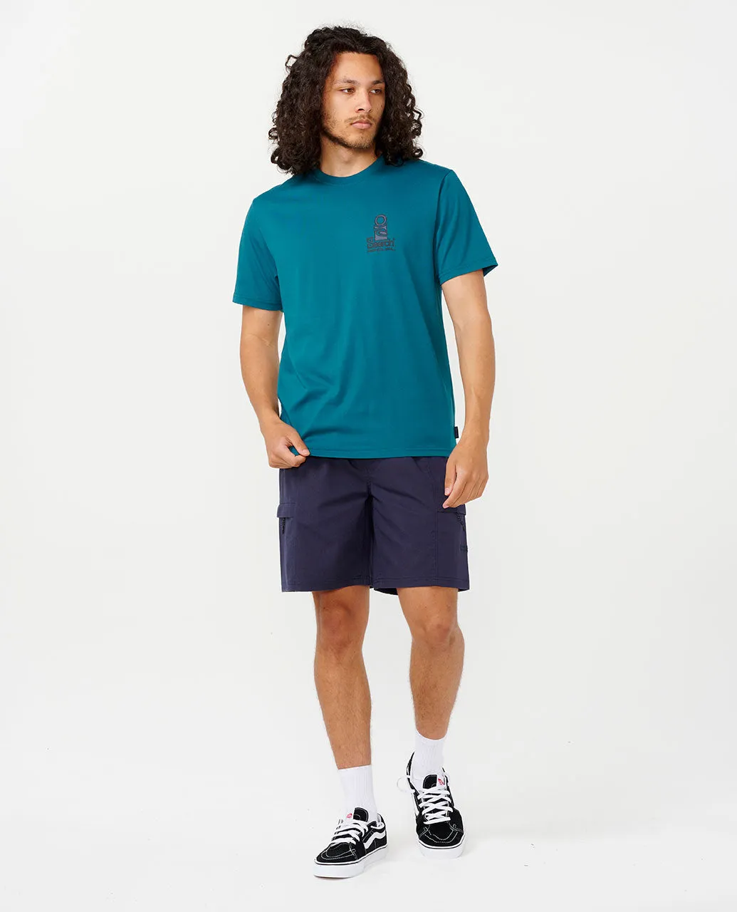 VaporCool Search Stack Tee - Trekking Green