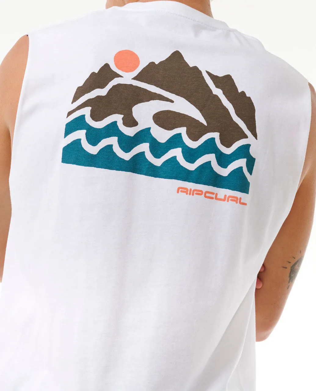 VaporCool Search Trek Muscle - White