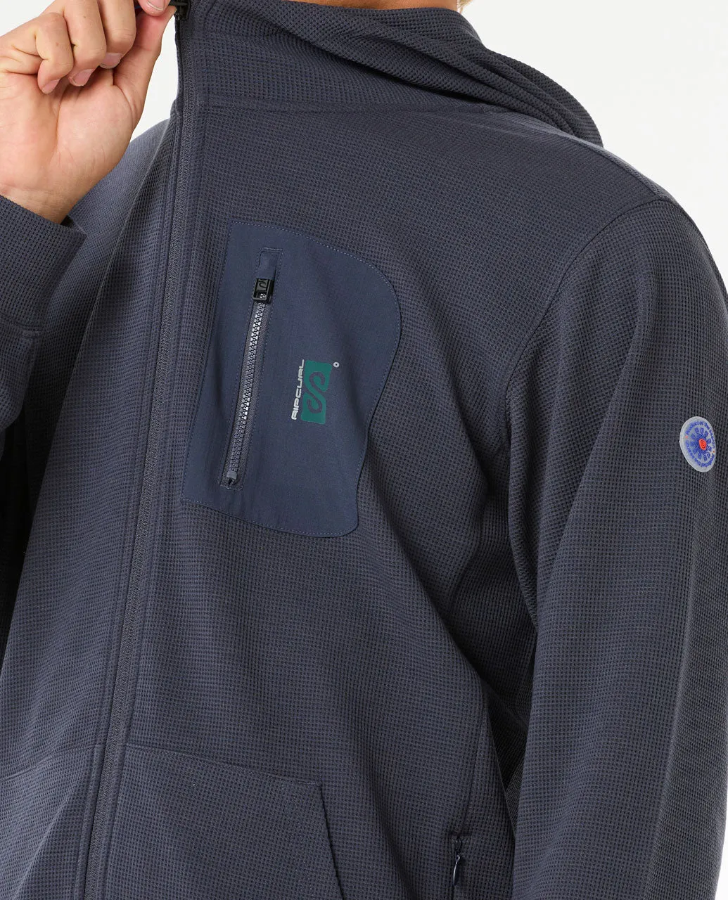 Vaporcool Search Zip Through Hood - Purple Night
