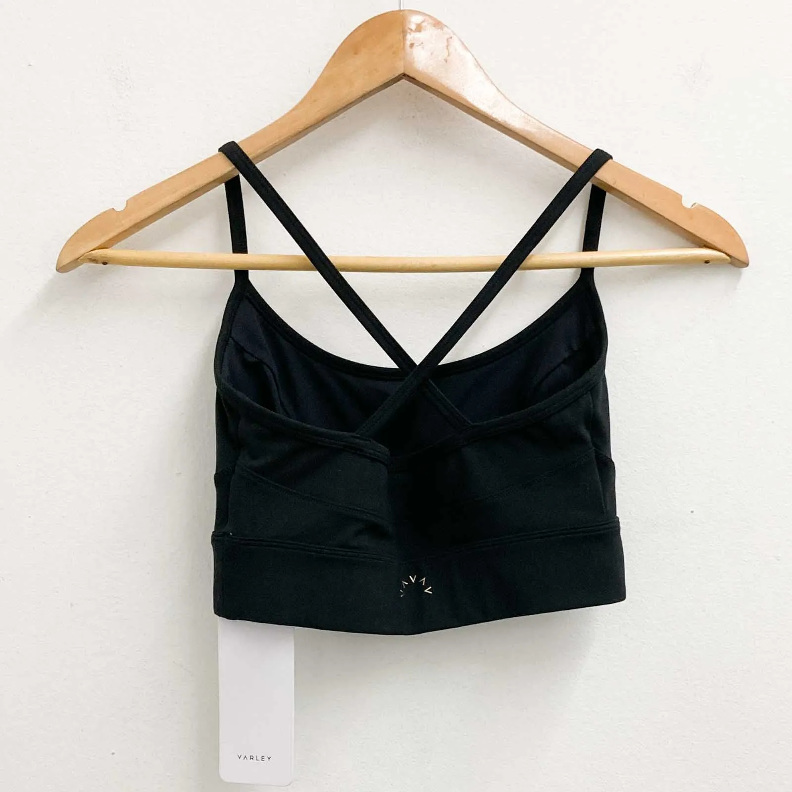 Varley Black Always Irena Moisture-Wicking Non-Padded Bra XS