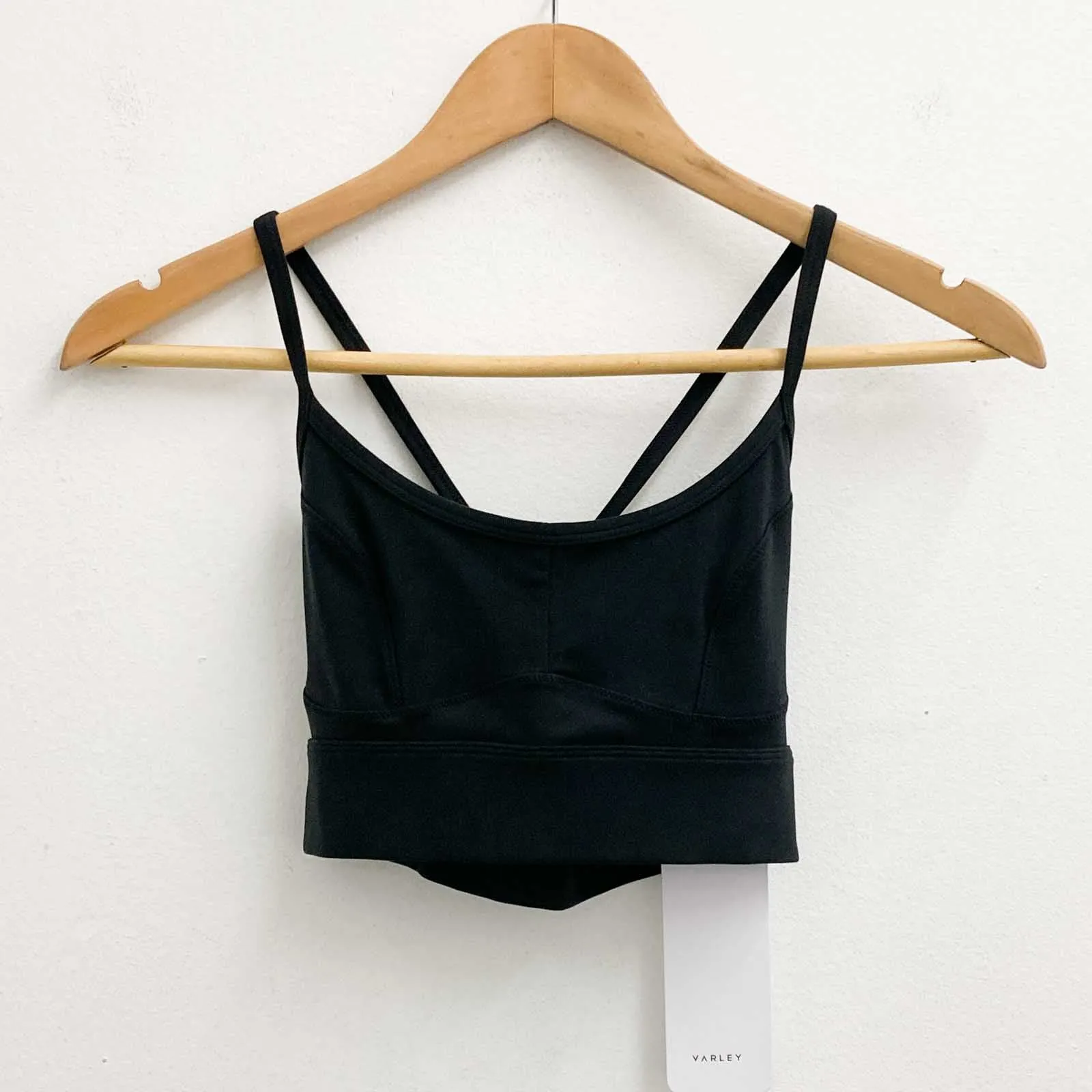 Varley Black Always Irena Moisture-Wicking Non-Padded Bra XS